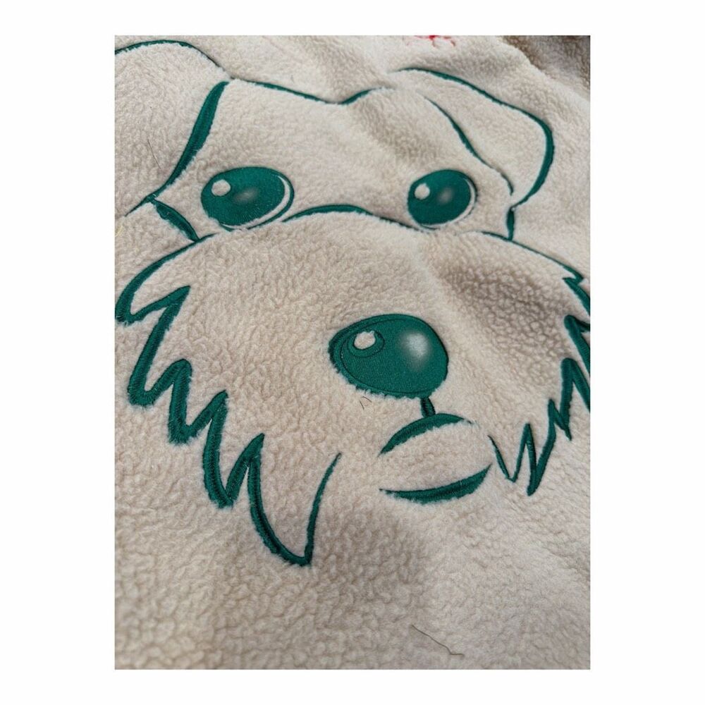 Easel Scribbly Stars Reversible‎ Jacket Quilted Fleece Pockets Green Size Small - Picture 9 of 9